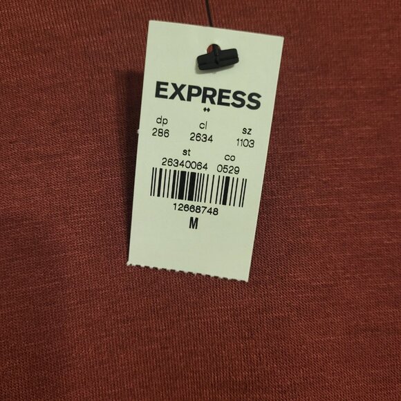 Women's Express Ruffled Cap Sleeve Tee- Medium - Picture 5 of 6